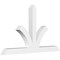 Ekena Millwork Richland Architectural Grade PVC Gable Bracket, 60"W x 35"H x 4"D x 4"F, 14/12 Pitch GBP060X35X0404RIC00 - alternate 1